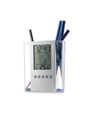 EDEM. Porta-esferográficas com relógio digital