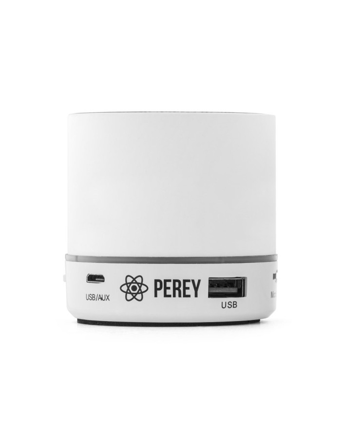 PEREY. Coluna de som portátil com microfone