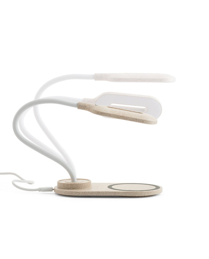 OZZEL. Candeeiro de mesa com carregador wireless (Fast, 15W)