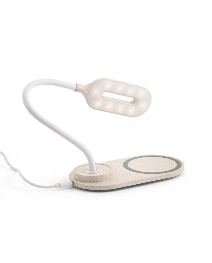 OZZEL. Candeeiro de mesa com carregador wireless (Fast, 15W)