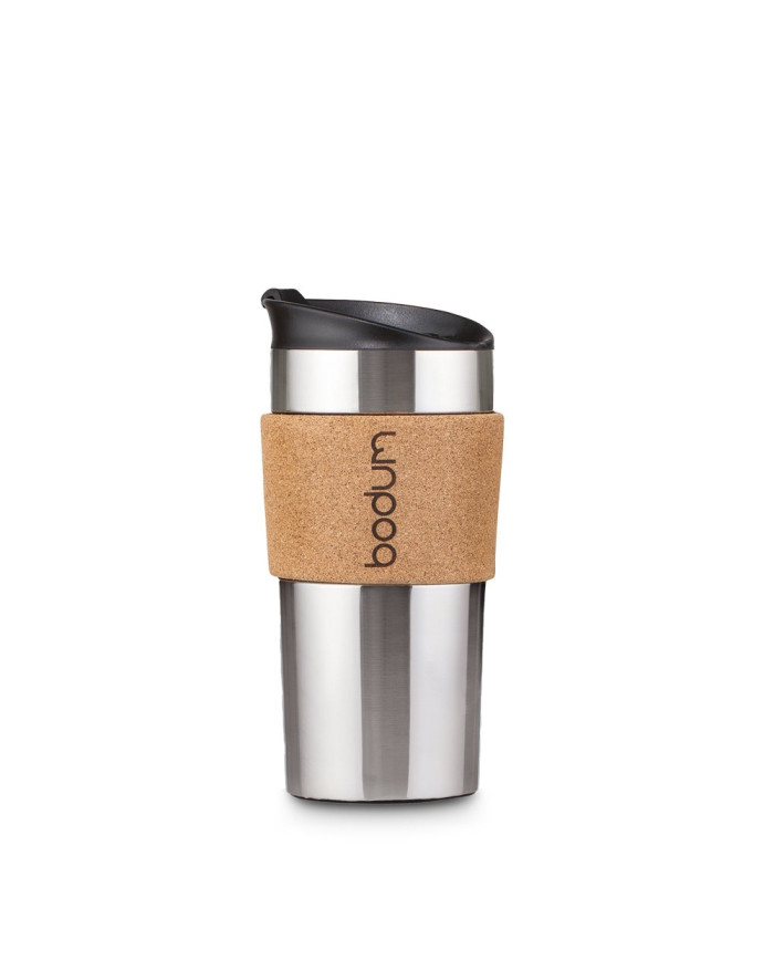 TRAVEL MUG CORK. Caneca de viagem 350ml