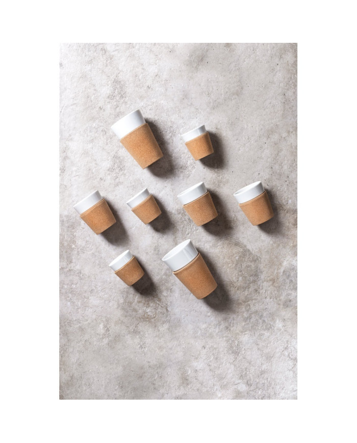 BISTRO 170. Conjunto de 2 canecas em porcelana 170ml