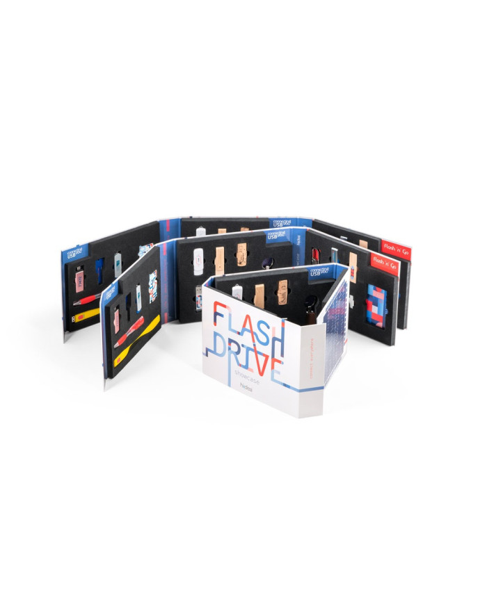 FLASH DRIVE SHOWCASE. Mostruário de pen drives personalizado