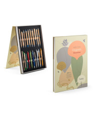 ORGANIC WRITING SHOWCASE. Mostruário com 20 esferográficas ECOlogic