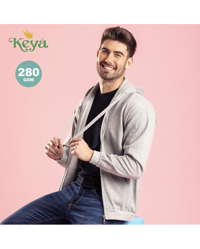 Sweatshirt com Capuz + Fecho Adulto "keya" SWZ280
