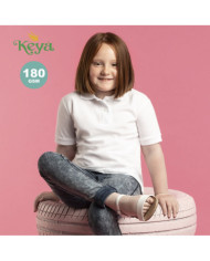 Polo Criança Branco "keya" YPS180