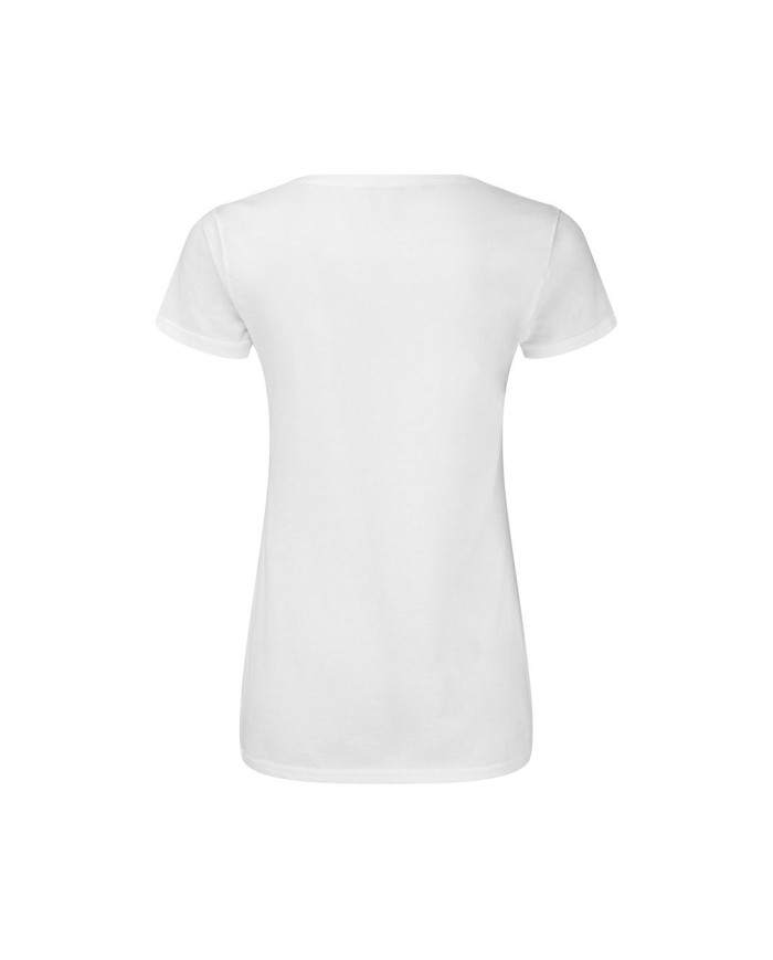 T-Shirt Mulher Branca Iconic V-Neck