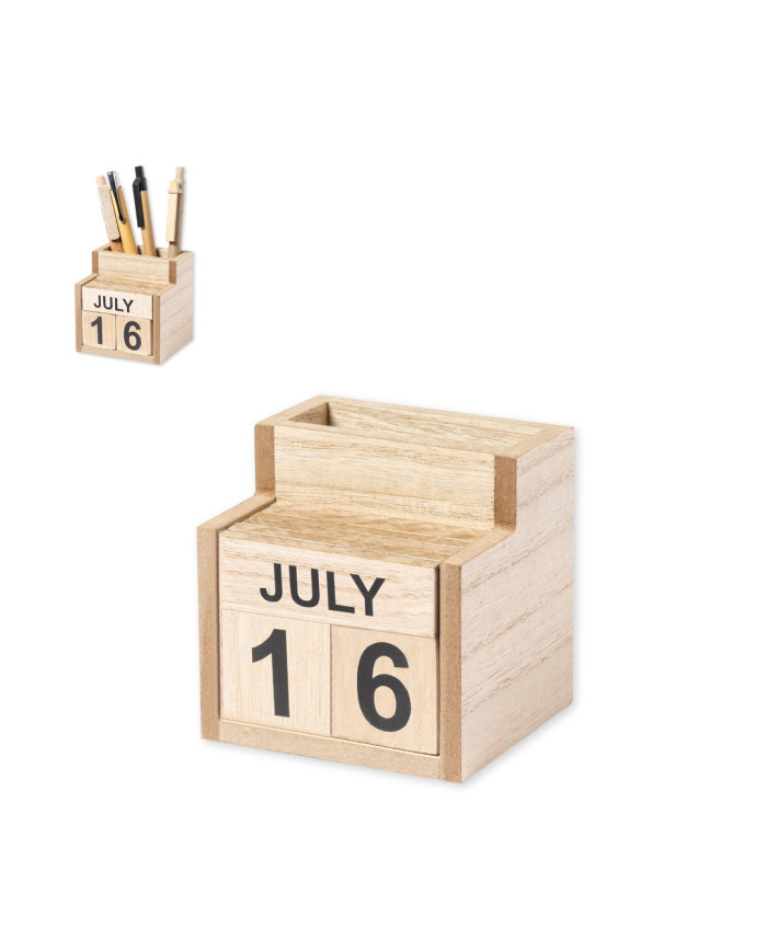 Porta-Lápis Calendário Perpetuo Laorek