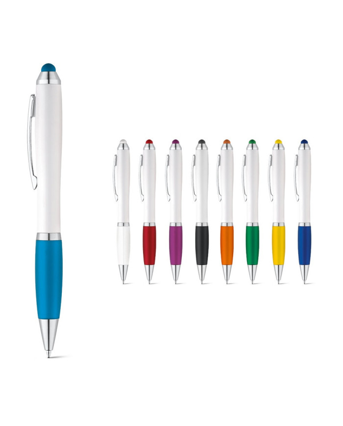 SANS BK. Esferográfica com clipe em metal