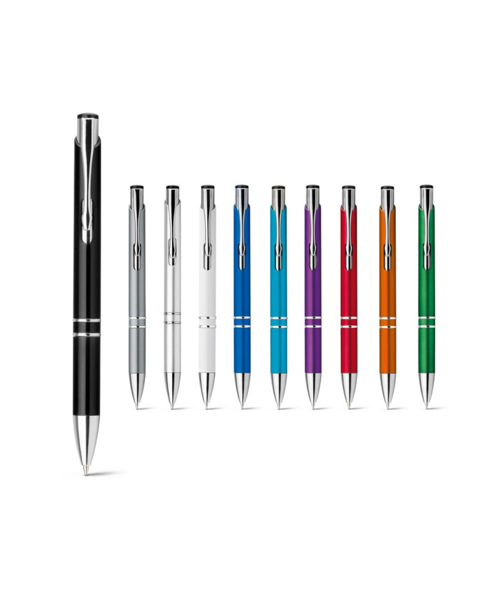 BETA PLASTIC. Esferográfica com clipe em metal