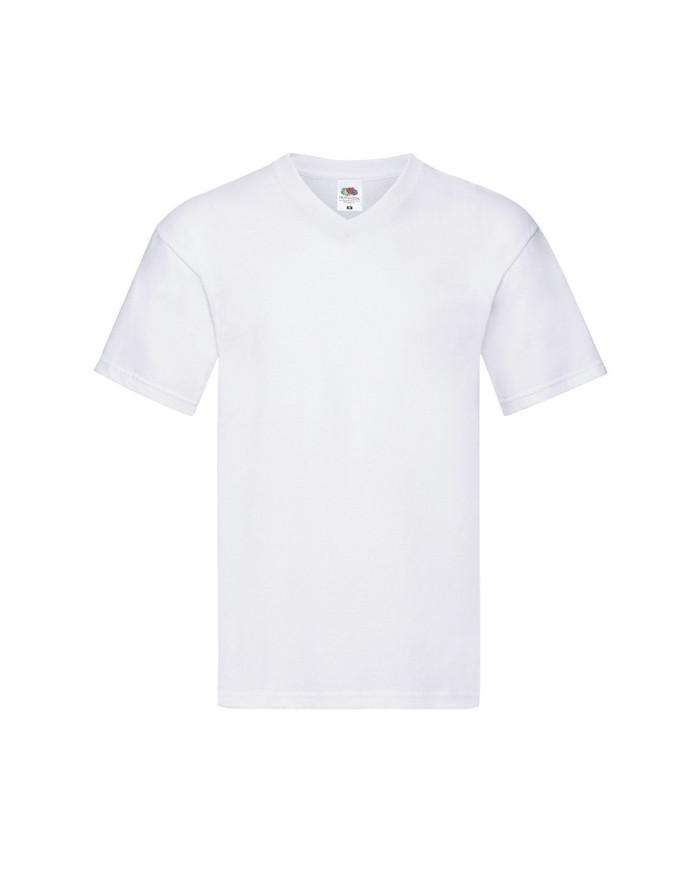 T-Shirt Adulto Branca Iconic V-Neck