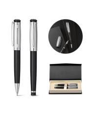 ORLANDO. Conjunto de roller e esferográfica em metal