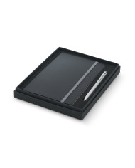 MORAES. Conjunto esferográfica e bloco de notas A5