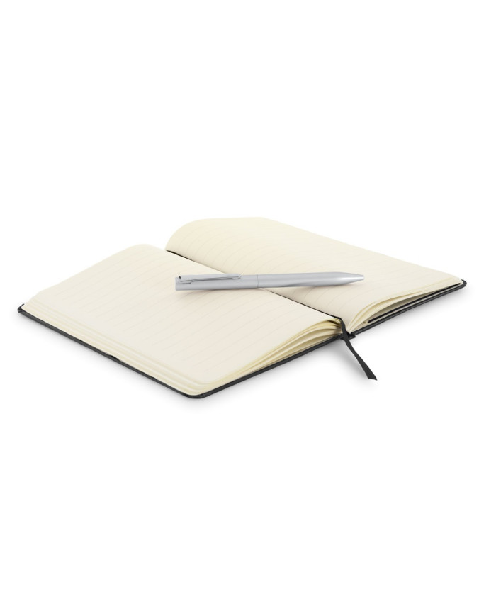 MORAES. Conjunto esferográfica e bloco de notas A5