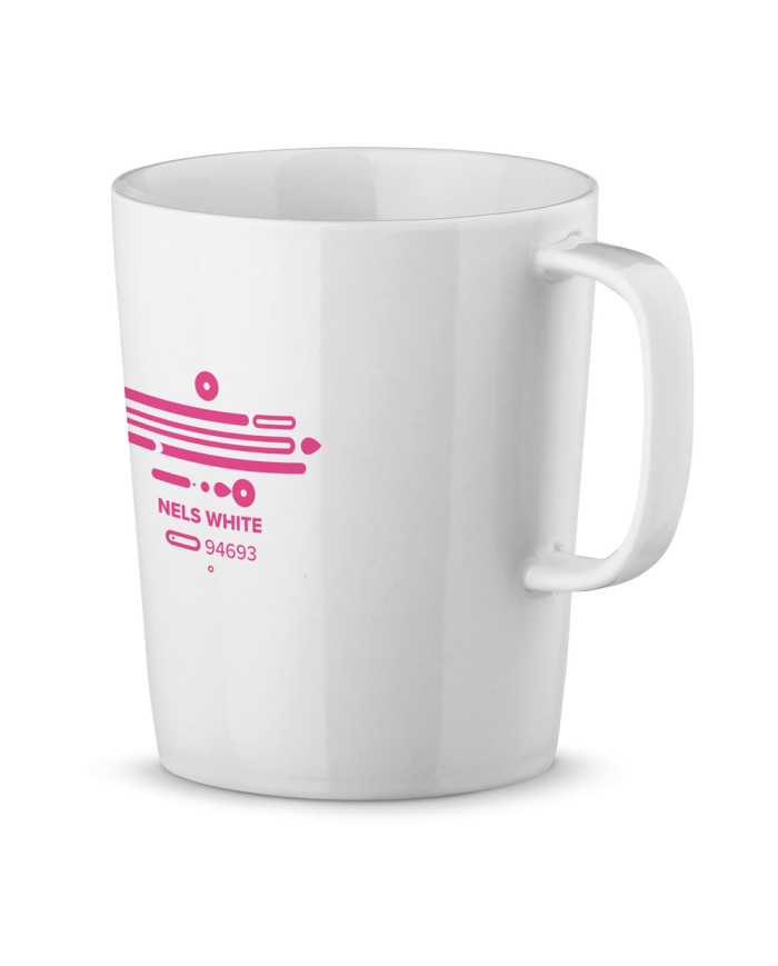 NELS WHITE. Caneca em porcelana 320 ml