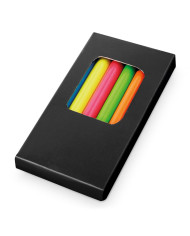 MEMLING. Caixa com 6 lápis de cor