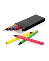 MEMLING. Caixa com 6 lápis de cor