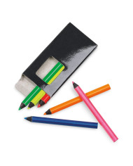 MEMLING. Caixa com 6 lápis de cor