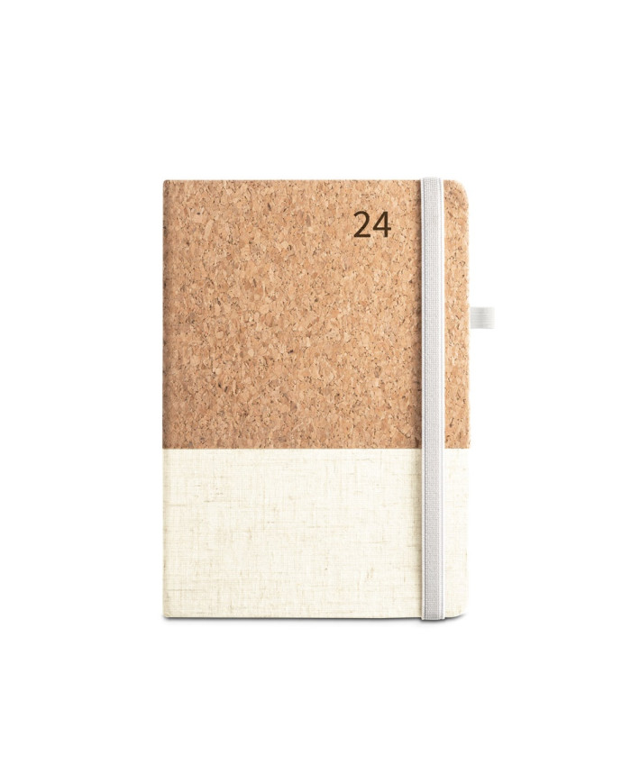 QUENTAL A5. Agenda em cortiça e linho