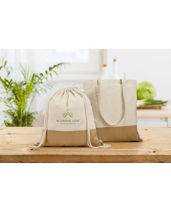 SABLON. Saco tipo mochila 100% algodão