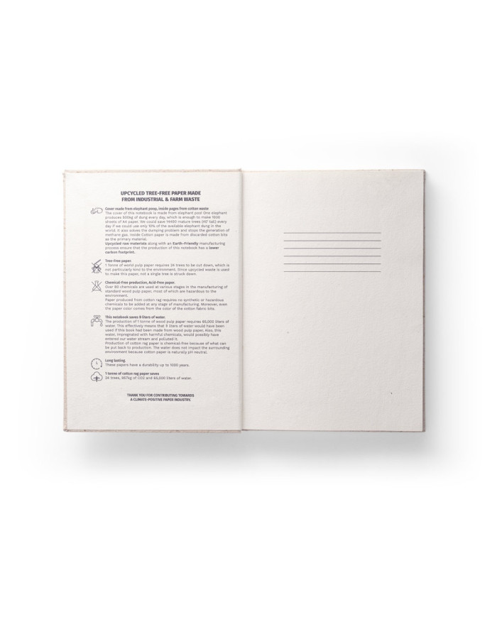 ORGANIC RIGID. Bloco de notas A5