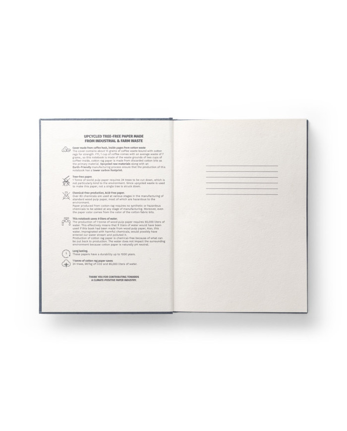 COFFEEPAD RIGID. Bloco de notas A5