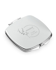 SHIMMER. Espelho de bolsa duplo